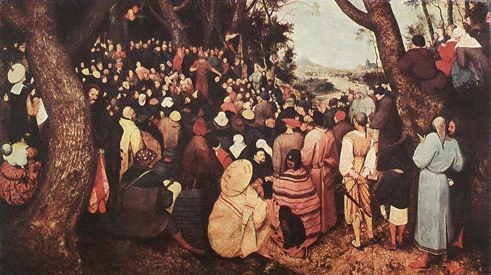 Pieter Bruegel The Sermon of St John the Baptist China oil painting art